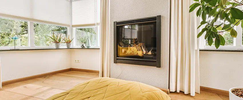 Residential Fireplace Ceramic Glass Installation in Danvers, MA