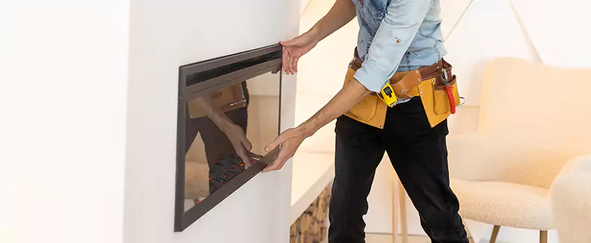 Metal Fireplace Installation in Danvers, Massachusetts
