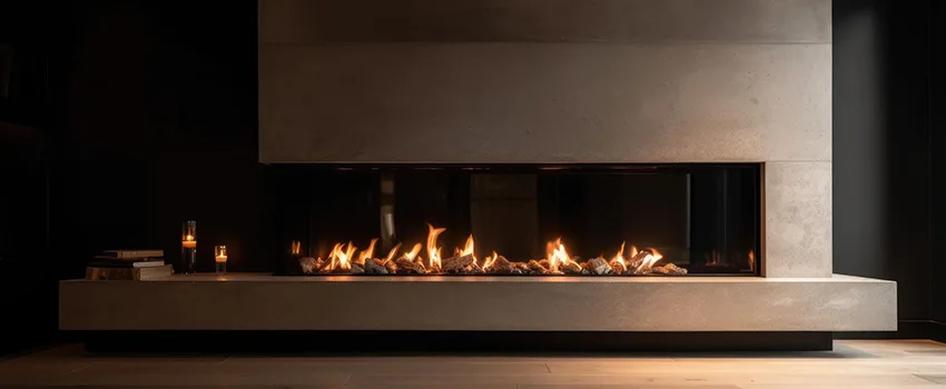 Gas Fireplace Ember Bed Design Services in Danvers, Massachusetts
