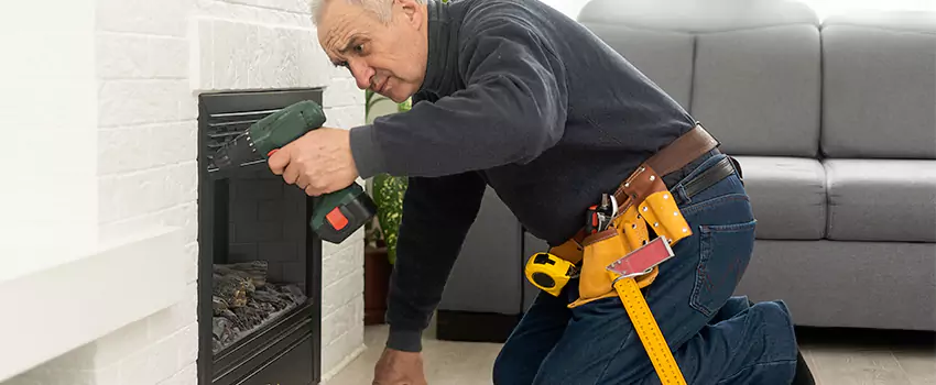 New Indoor Fireplace Installation in Danvers, Massachusetts