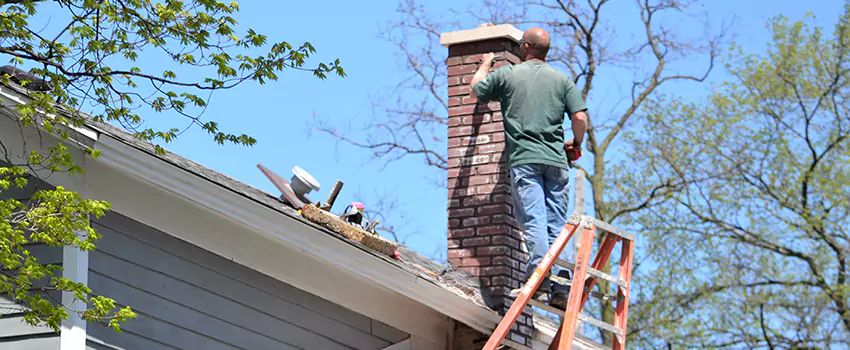 Vinyl and PVC Chimney Flashing Installation in Danvers, MA