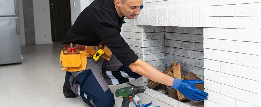 Fireplace Damaged Damper Frame Repair Services in Danvers, Massachusetts