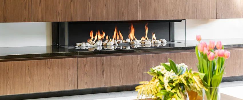 Double-height Fireplace Design Refurbishment in Danvers, Massachusetts