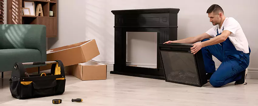 Old Rusted Metal Fireplace Repair And Replacement in Danvers, MA